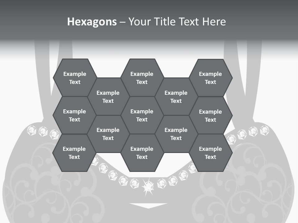 Black Lingerie Stock Vector Illustration: PowerPoint Template