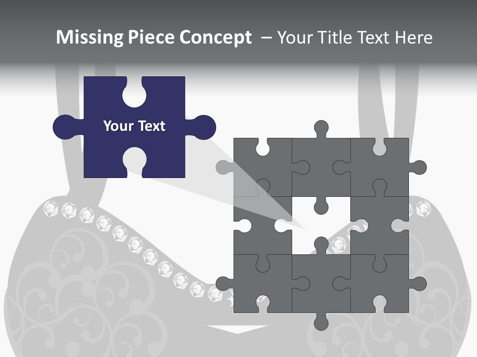 Black Lingerie Stock Vector Illustration: PowerPoint Template