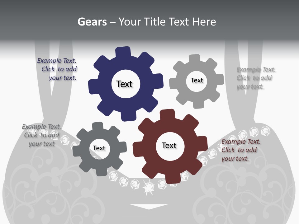 Black Lingerie Stock Vector Illustration: PowerPoint Template