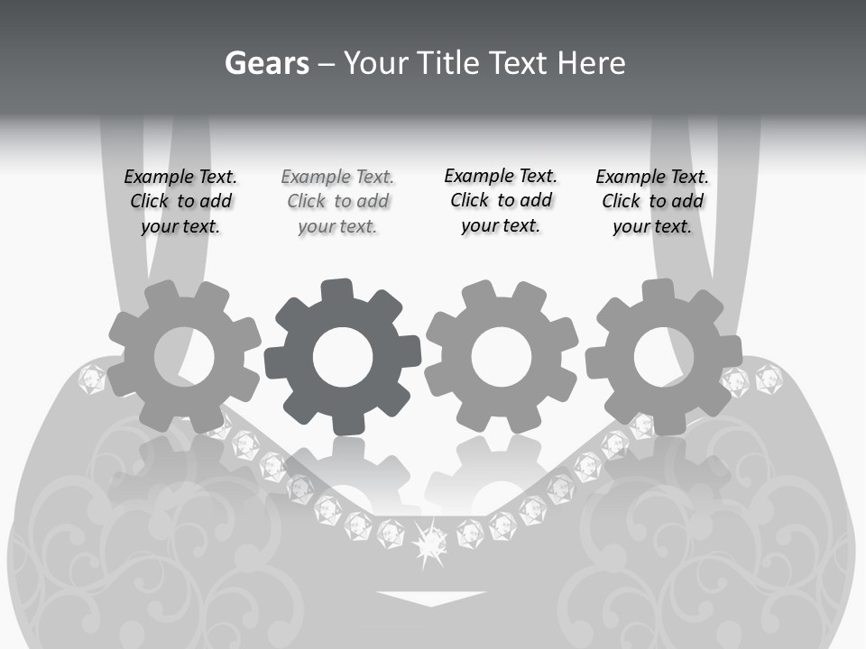 Black Lingerie Stock Vector Illustration: PowerPoint Template