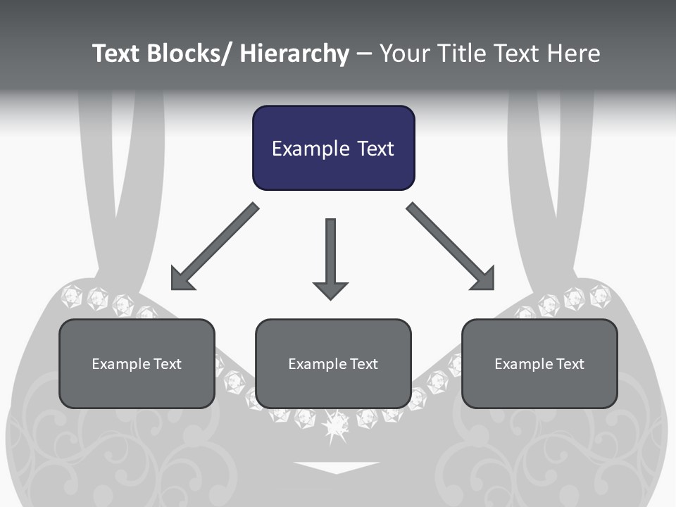 Black Lingerie Stock Vector Illustration: PowerPoint Template