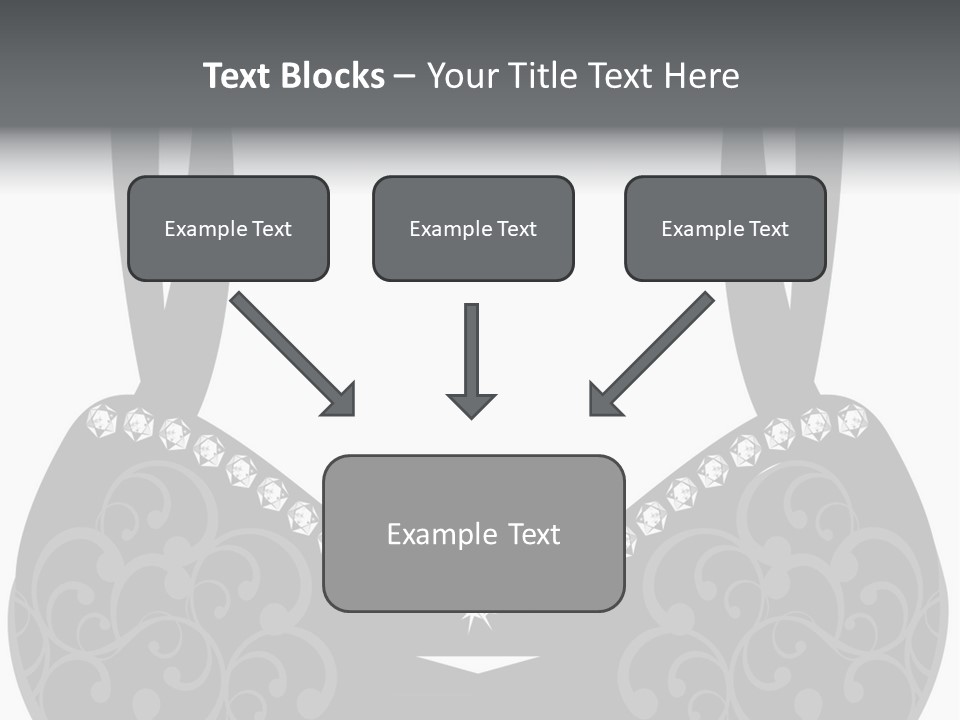 Black Lingerie Stock Vector Illustration: PowerPoint Template