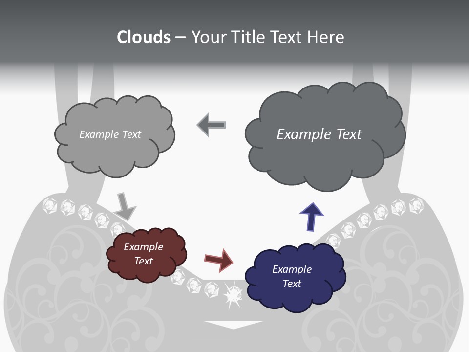 Black Lingerie Stock Vector Illustration: PowerPoint Template