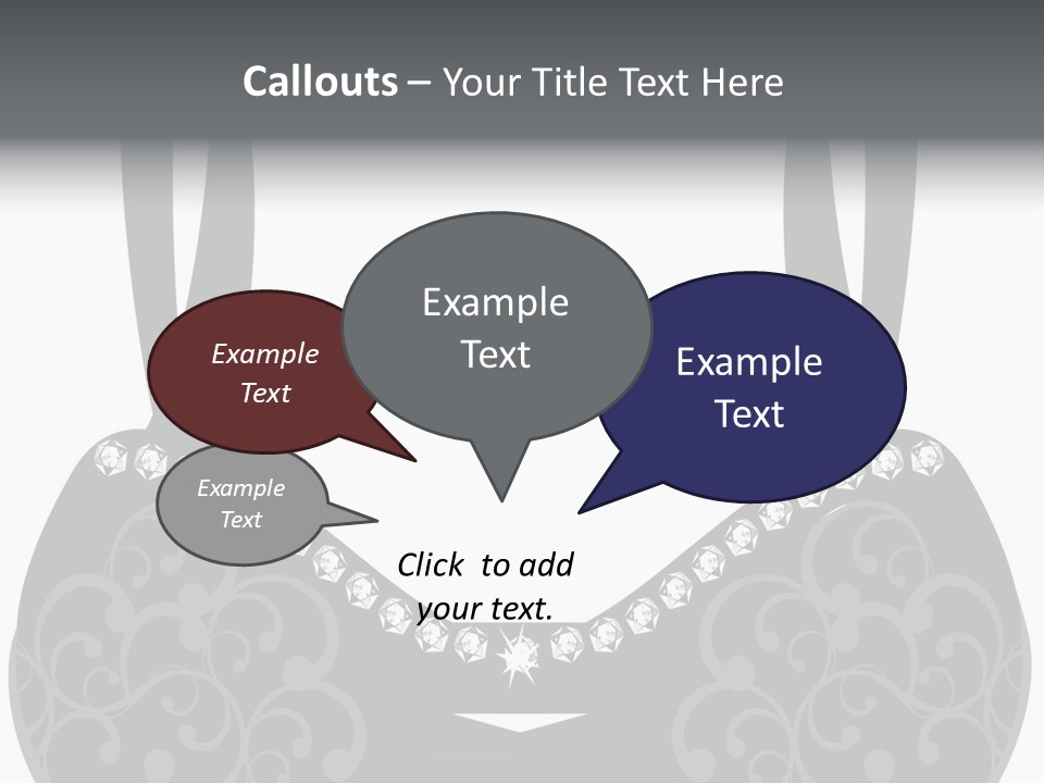 Black Lingerie Stock Vector Illustration: PowerPoint Template