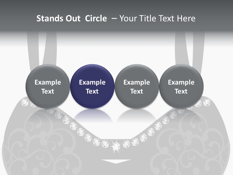 Black Lingerie Stock Vector Illustration: PowerPoint Template