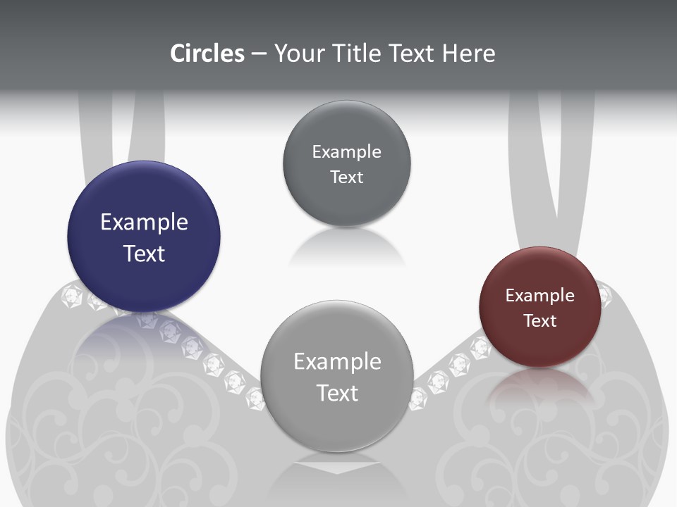 Black Lingerie Stock Vector Illustration: PowerPoint Template