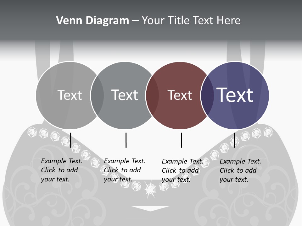 Black Lingerie Stock Vector Illustration: PowerPoint Template