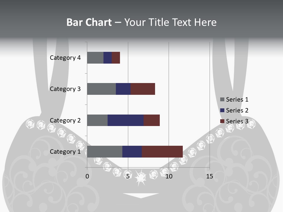 Black Lingerie Stock Vector Illustration: PowerPoint Template