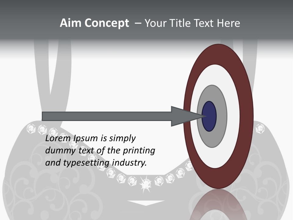 Black Lingerie Stock Vector Illustration: PowerPoint Template