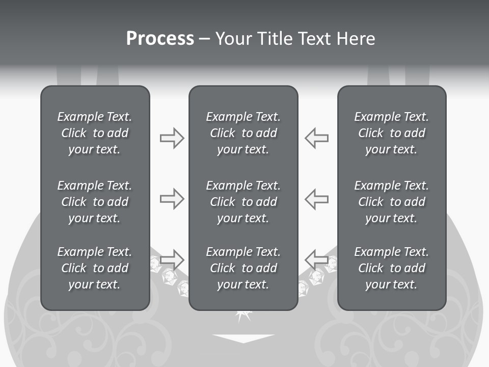 Black Lingerie Stock Vector Illustration: PowerPoint Template