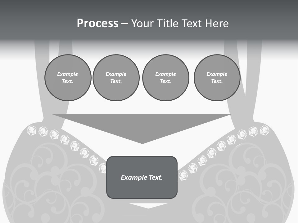 Black Lingerie Stock Vector Illustration: PowerPoint Template