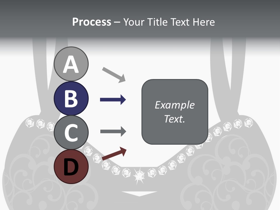 Black Lingerie Stock Vector Illustration: PowerPoint Template