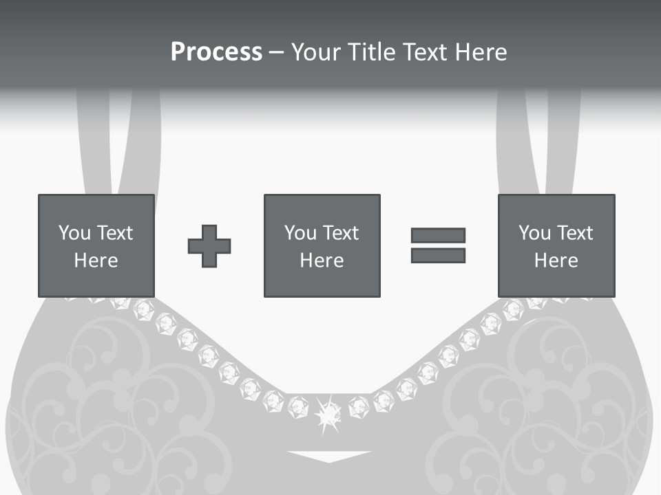 Black Lingerie Stock Vector Illustration: PowerPoint Template