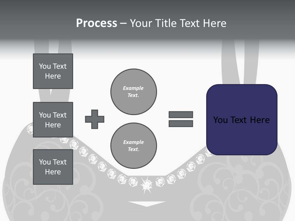 Black Lingerie Stock Vector Illustration: PowerPoint Template