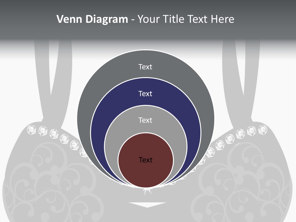 Black Lingerie Stock Vector Illustration: PowerPoint Template