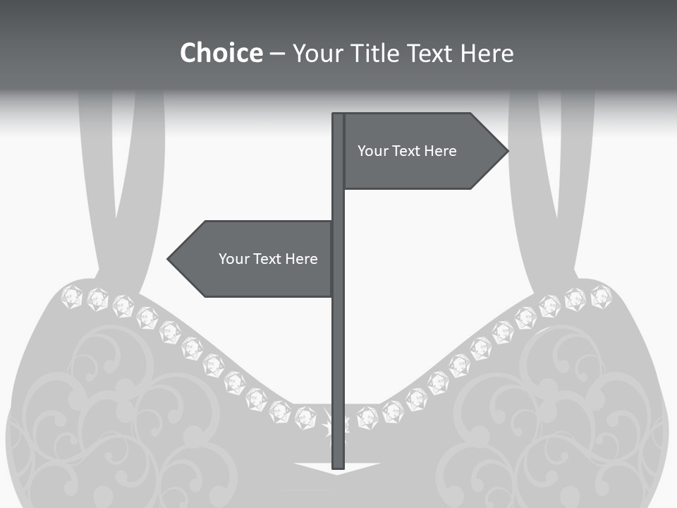 Black Lingerie Stock Vector Illustration: PowerPoint Template