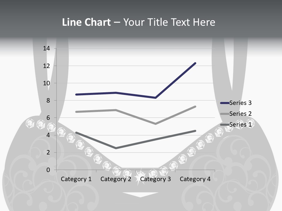 Black Lingerie Stock Vector Illustration: PowerPoint Template