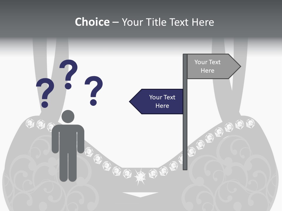 Black Lingerie Stock Vector Illustration: PowerPoint Template