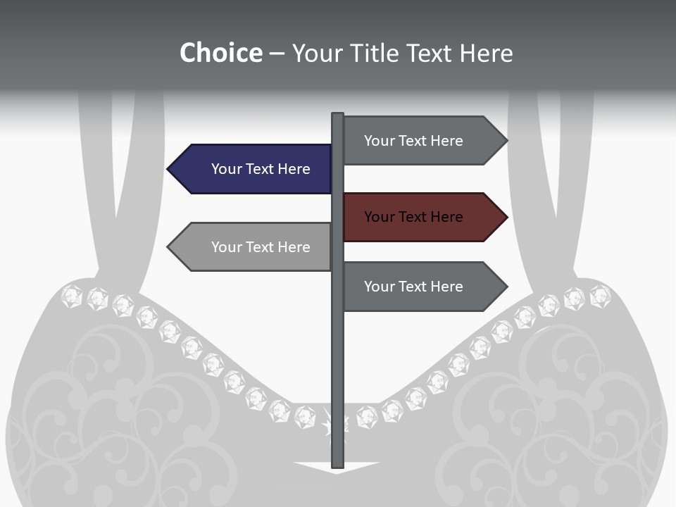 Black Lingerie Stock Vector Illustration: PowerPoint Template