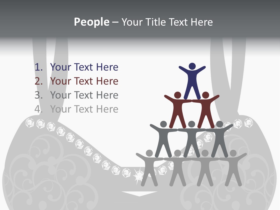 Black Lingerie Stock Vector Illustration: PowerPoint Template