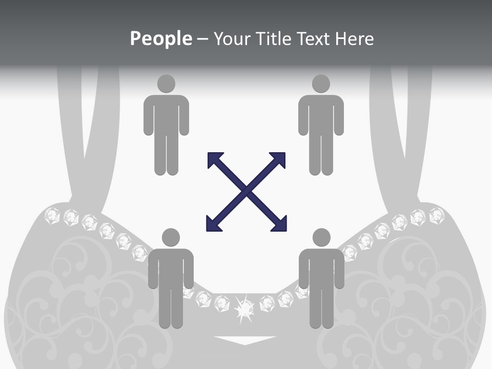 Black Lingerie Stock Vector Illustration: PowerPoint Template