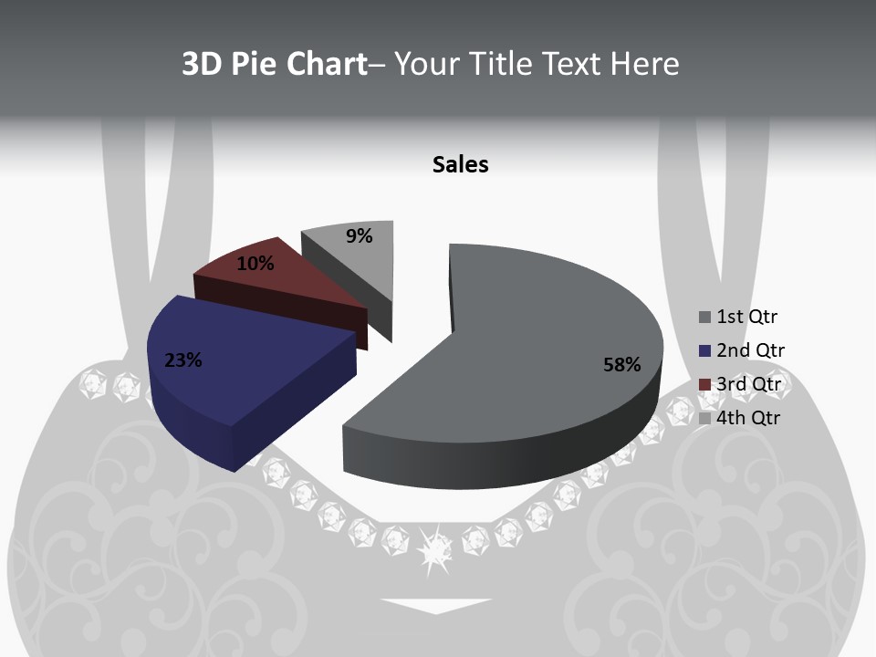 Black Lingerie Stock Vector Illustration: PowerPoint Template