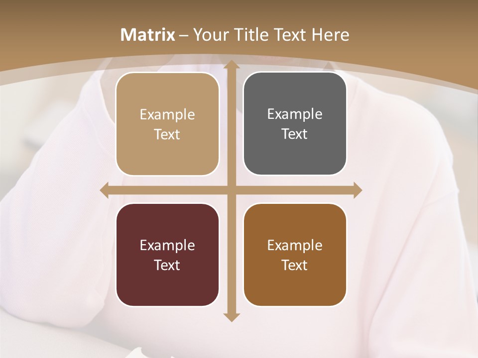 Mature Female Student Looking Confusion In Class PowerPoint Template