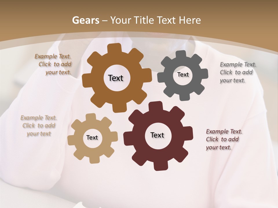 Mature Female Student Looking Confusion In Class PowerPoint Template