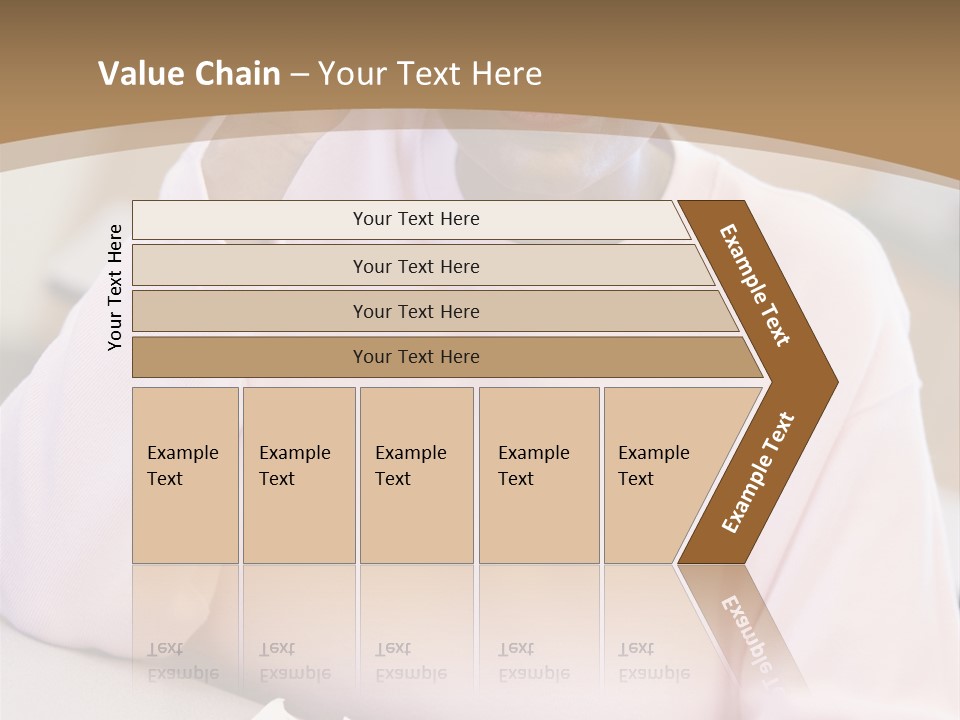 Mature Female Student Looking Confusion In Class PowerPoint Template