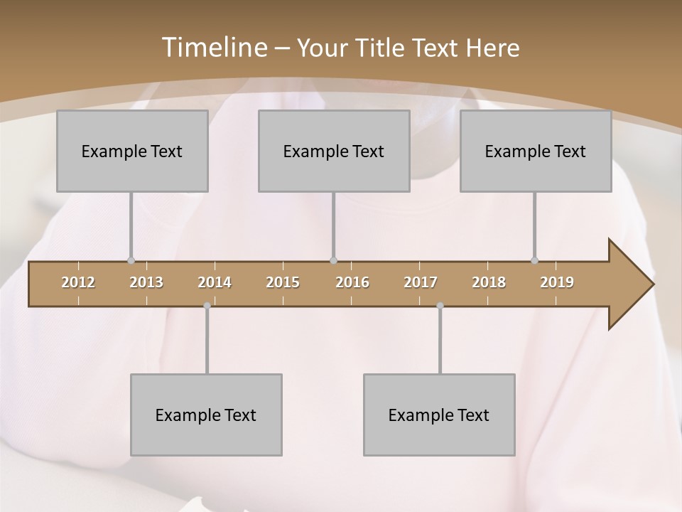 Mature Female Student Looking Confusion In Class PowerPoint Template