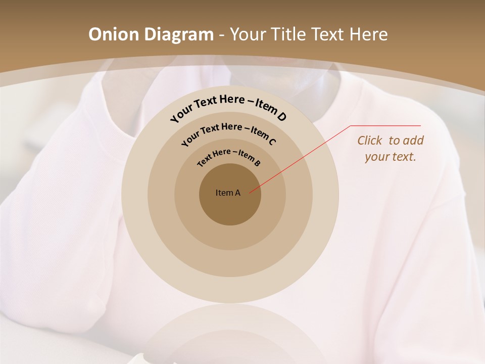 Mature Female Student Looking Confusion In Class PowerPoint Template