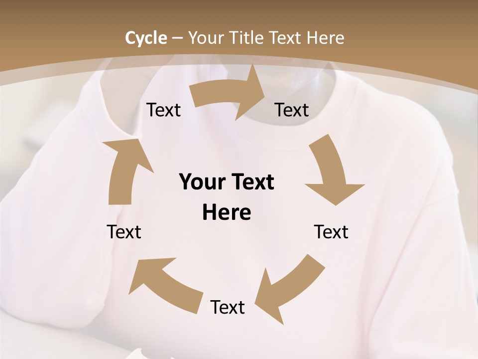 Mature Female Student Looking Confusion In Class PowerPoint Template