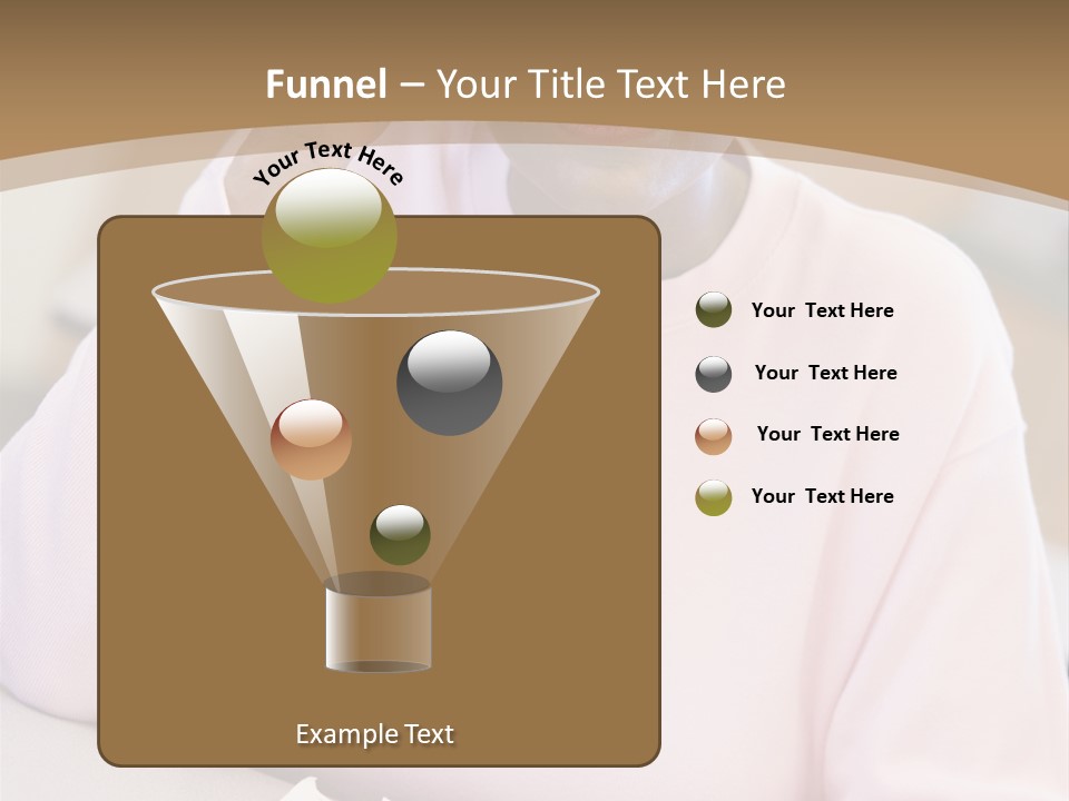 Mature Female Student Looking Confusion In Class PowerPoint Template