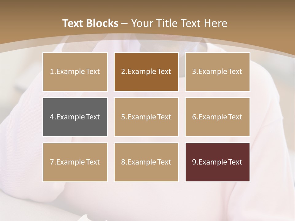 Mature Female Student Looking Confusion In Class PowerPoint Template