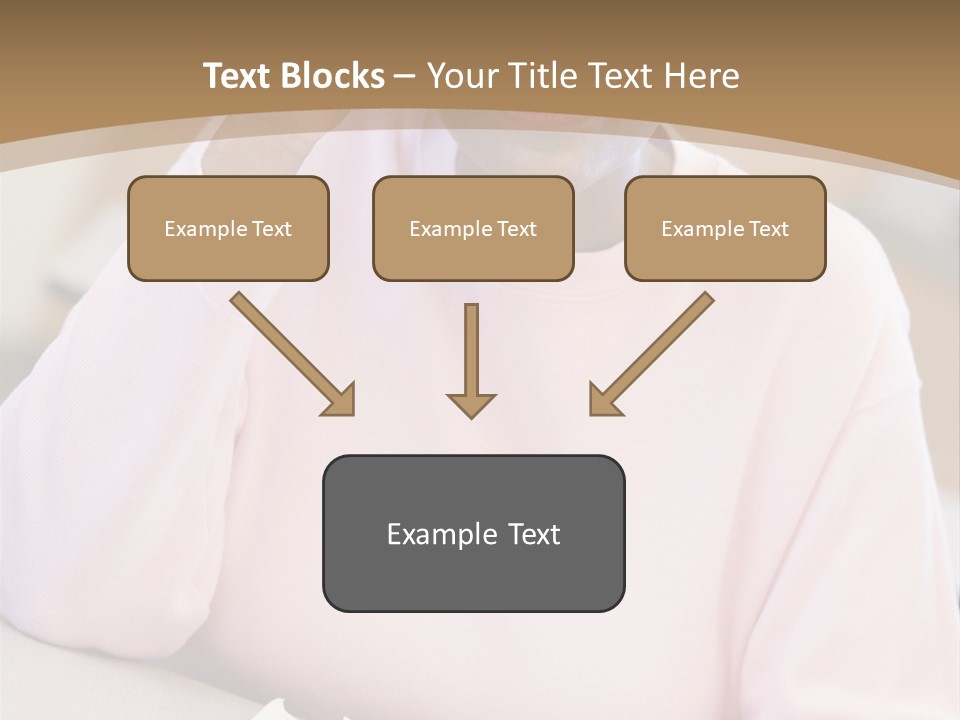 Mature Female Student Looking Confusion In Class PowerPoint Template