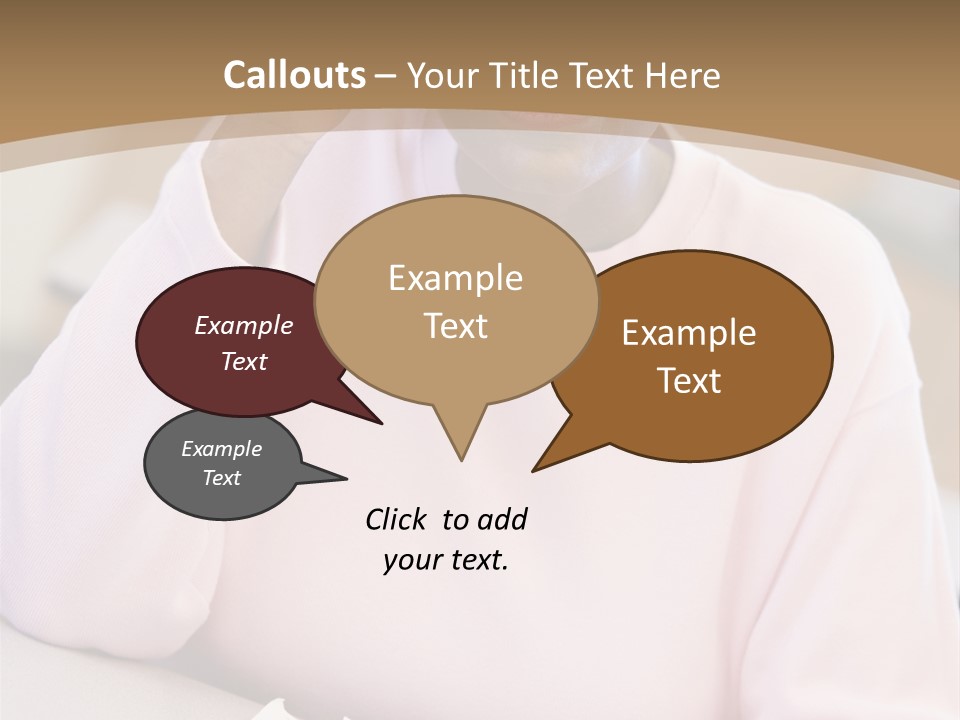 Mature Female Student Looking Confusion In Class PowerPoint Template