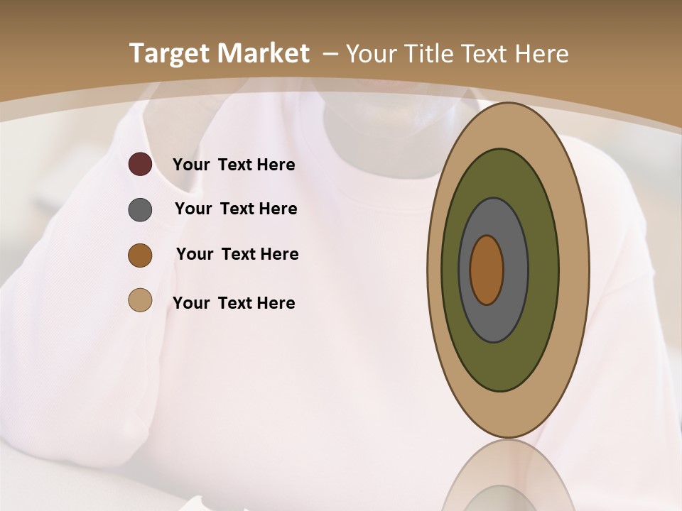 Mature Female Student Looking Confusion In Class PowerPoint Template