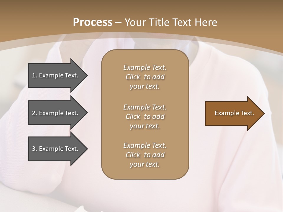 Mature Female Student Looking Confusion In Class PowerPoint Template