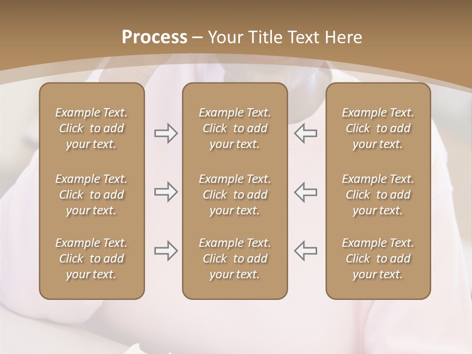 Mature Female Student Looking Confusion In Class PowerPoint Template