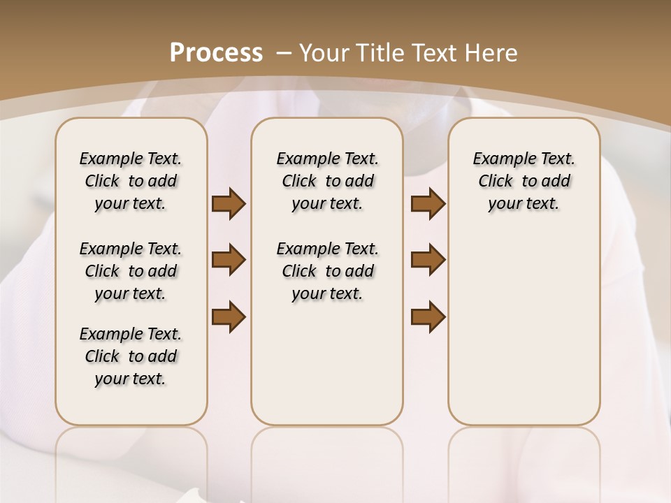 Mature Female Student Looking Confusion In Class PowerPoint Template
