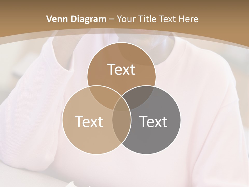 Mature Female Student Looking Confusion In Class PowerPoint Template