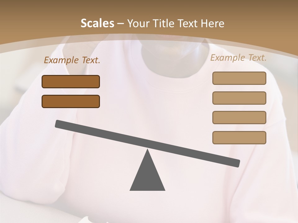 Mature Female Student Looking Confusion In Class PowerPoint Template