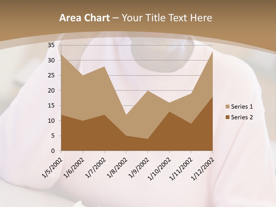 Mature Female Student Looking Confusion In Class PowerPoint Template