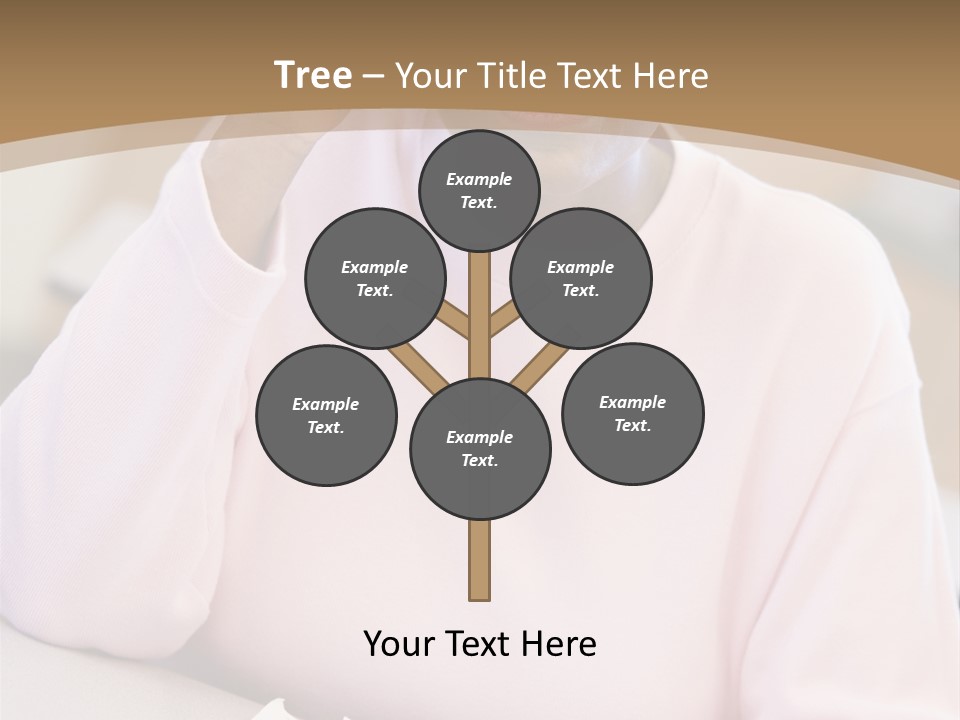 Mature Female Student Looking Confusion In Class PowerPoint Template