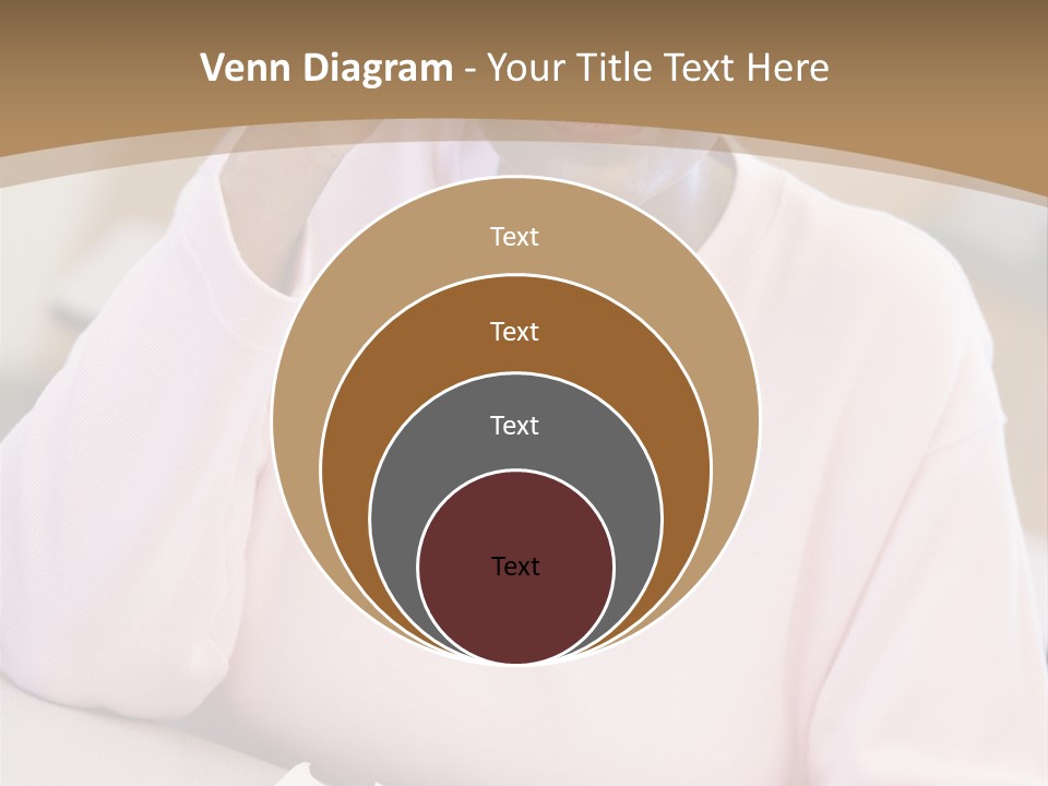 Mature Female Student Looking Confusion In Class PowerPoint Template