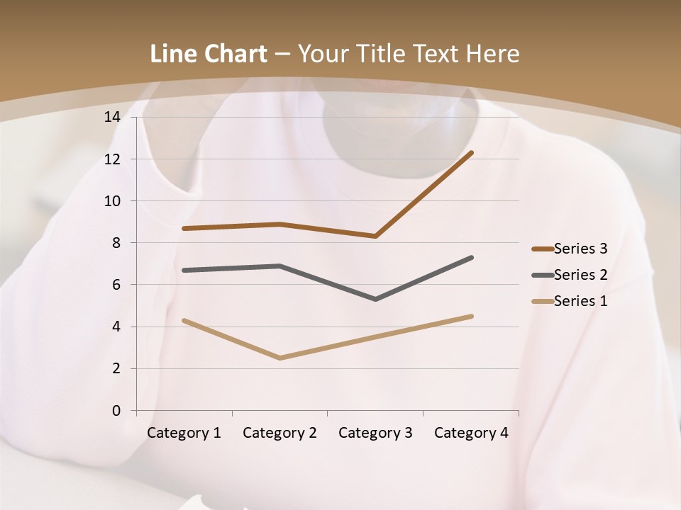 Mature Female Student Looking Confusion In Class PowerPoint Template