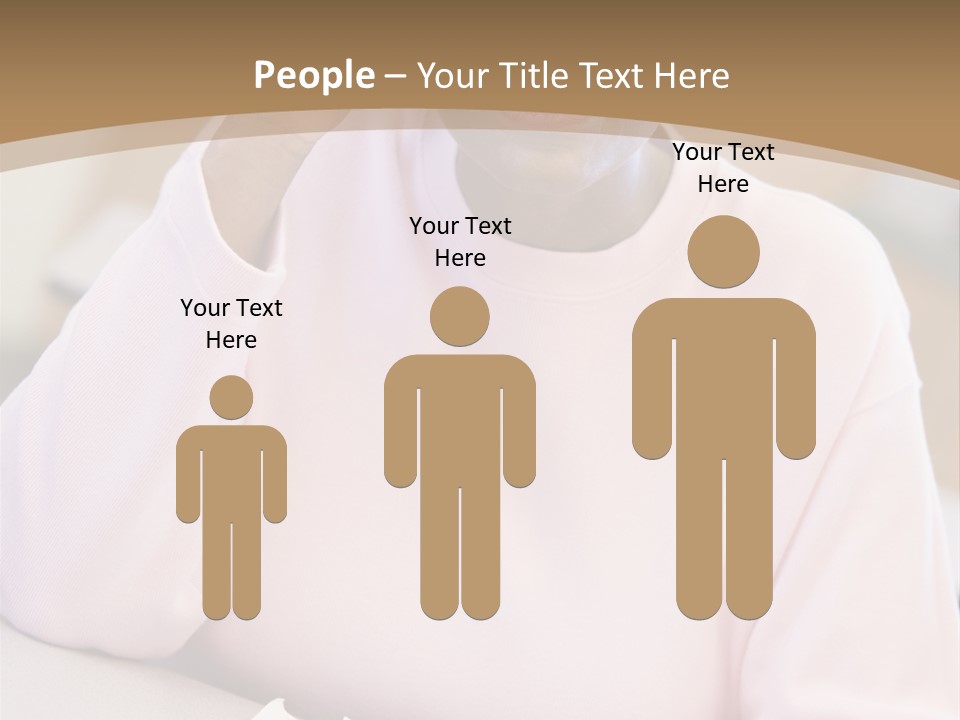 Mature Female Student Looking Confusion In Class PowerPoint Template