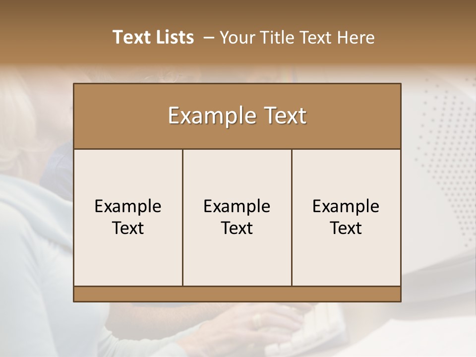 A Group Of People Looking At A Computer Screen PowerPoint Template
