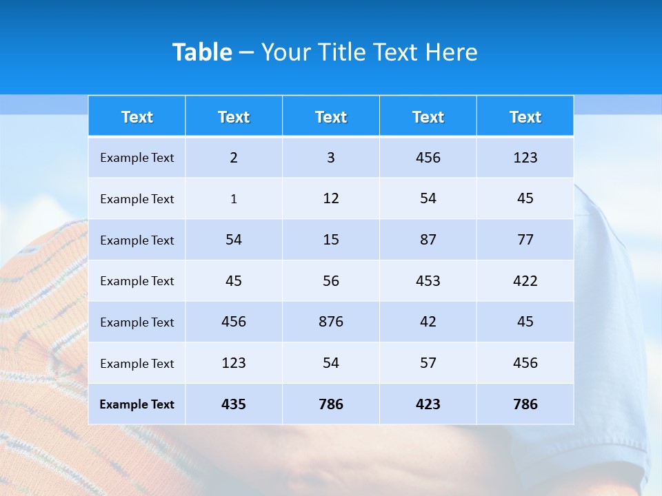 Smiling Happy Elderly Couple In Love Outdoor PowerPoint Template