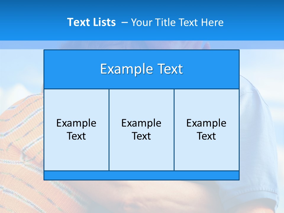 Smiling Happy Elderly Couple In Love Outdoor PowerPoint Template